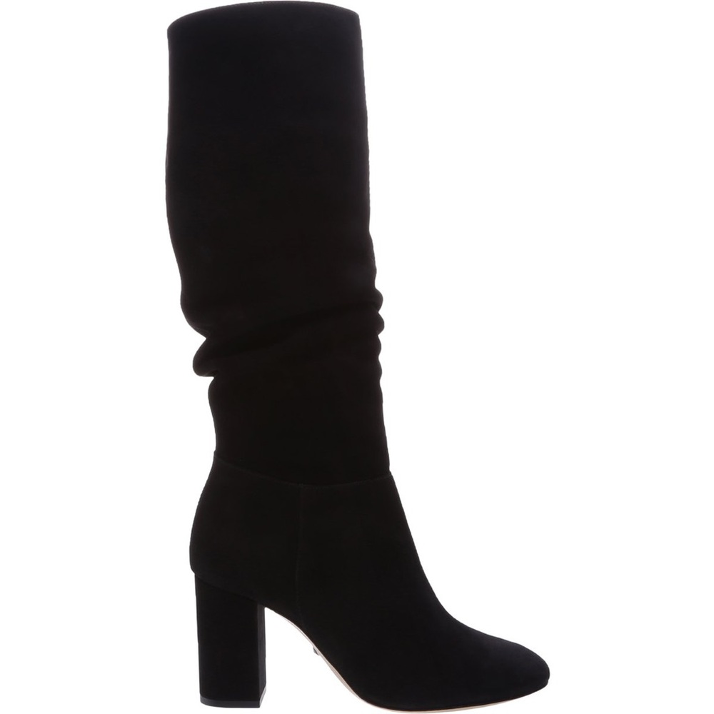 Schutz Jureci Boots size 9, black nobuck/suede